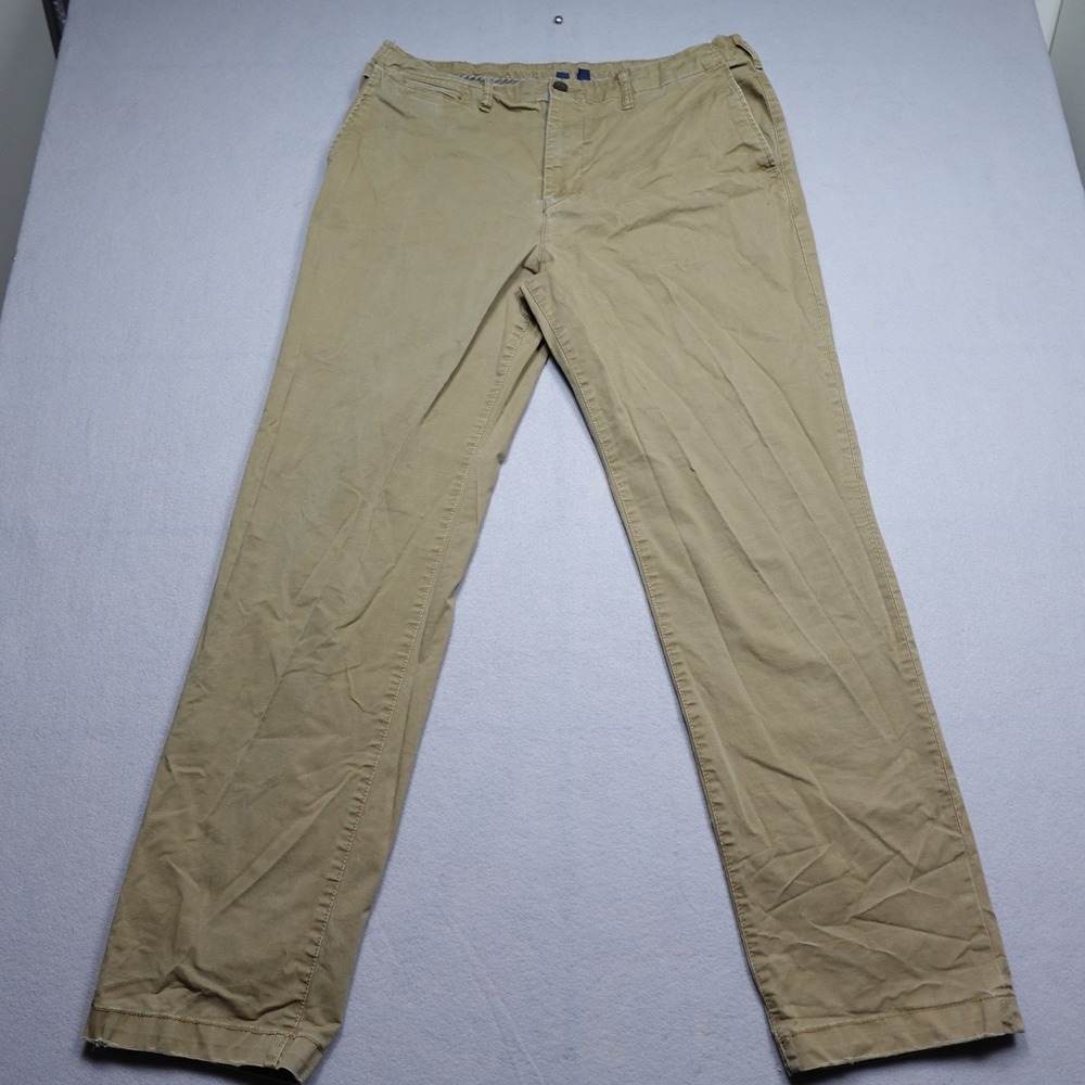 American Eagle Outfitters Pants Mens 36x34 Beige Chino Flex Stretch Casual